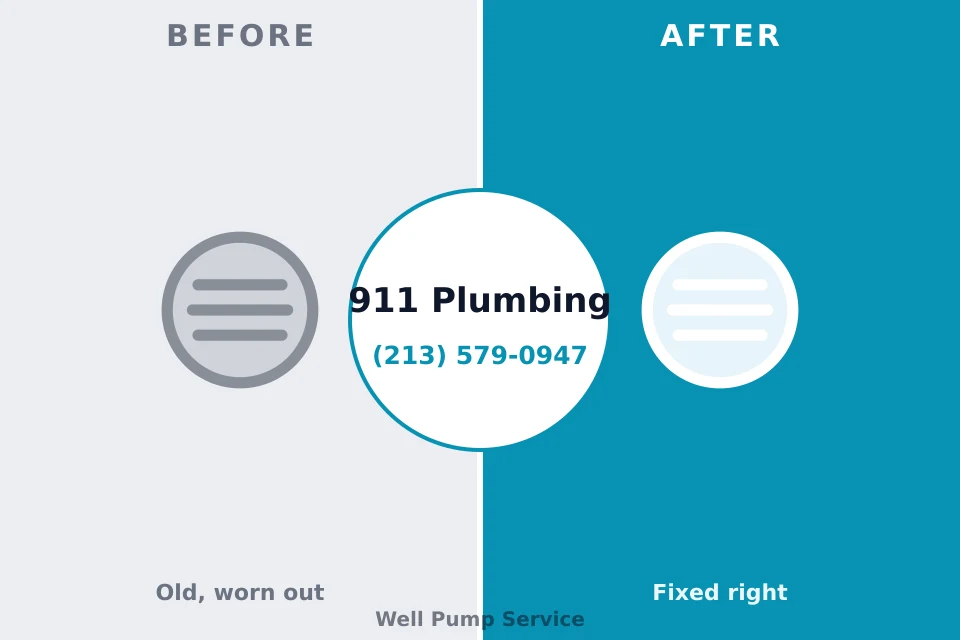 Before and after: plumbing repair East Troy, WI